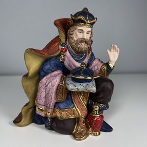 Replacement Kneeling King For Kirkland 75177 Porcelain Nativity Set Blue Box